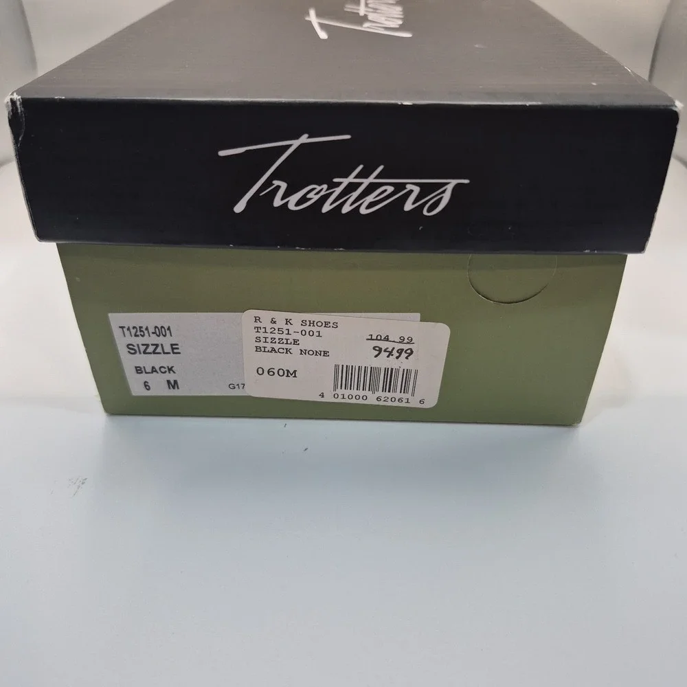 Trotters leather black